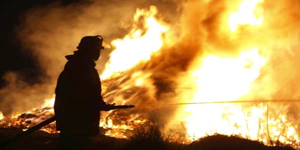 Fire Fighter at Fire